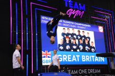 Bakıda keçirilən “TeamGym” üzrə Avropa çempionatının üçüncü gününə start verilib (FOTO)