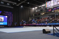 Bakıda keçirilən “TeamGym” üzrə Avropa çempionatının üçüncü gününə start verilib (FOTO)