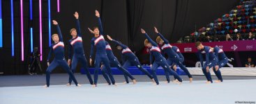 Bakıda keçirilən “TeamGym” üzrə Avropa çempionatının üçüncü gününə start verilib (FOTO)