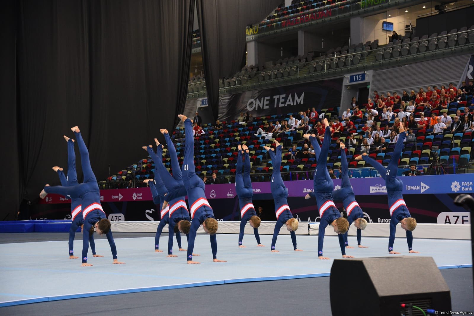 Bakıda keçirilən “TeamGym” üzrə Avropa çempionatının üçüncü gününə start verilib (FOTO)