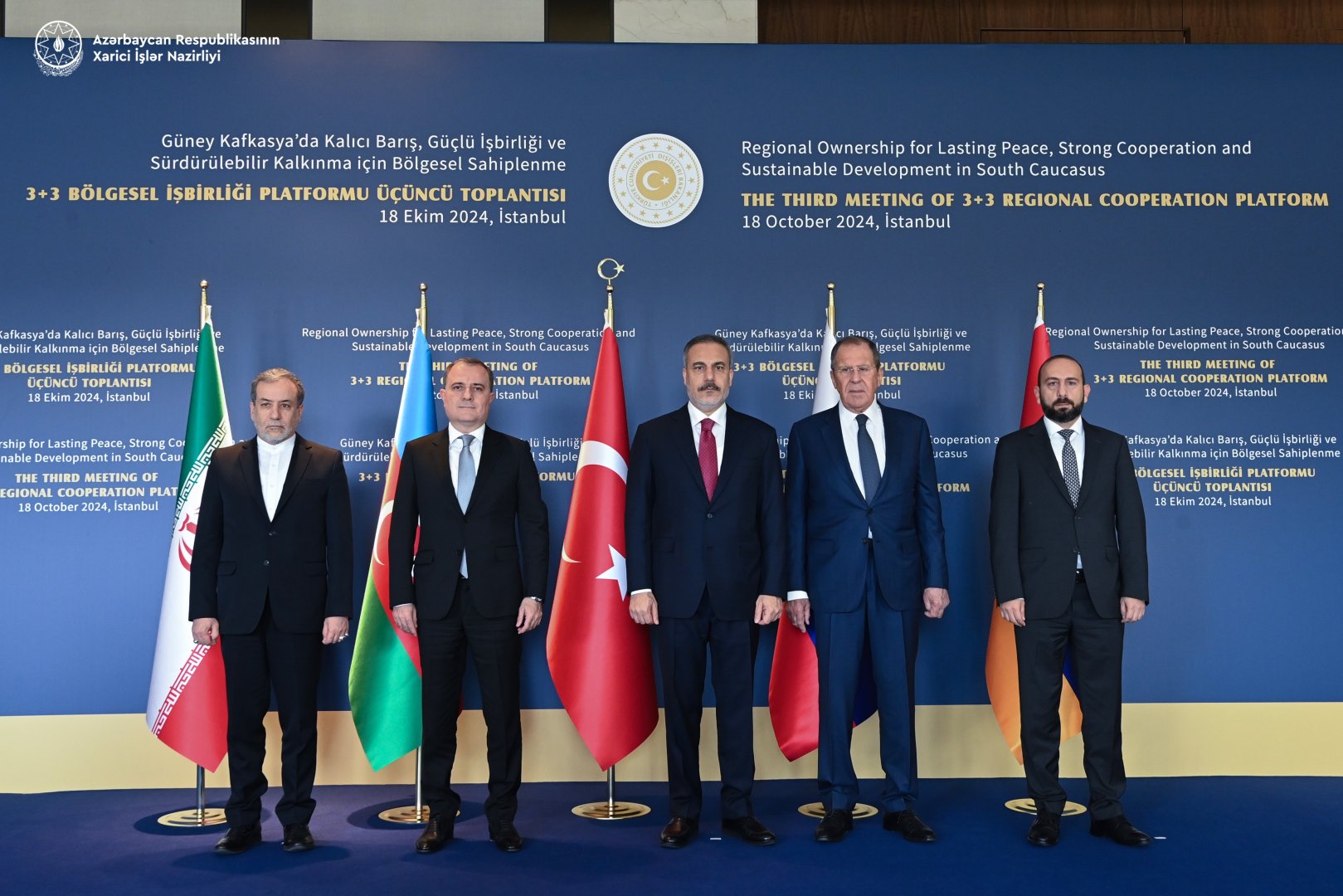 Türkiyədə "3+3" regional platforması üzrə XİN rəhbərlərinin iclası keçirilib (FOTO) (ƏLAVƏ OLUNUB)