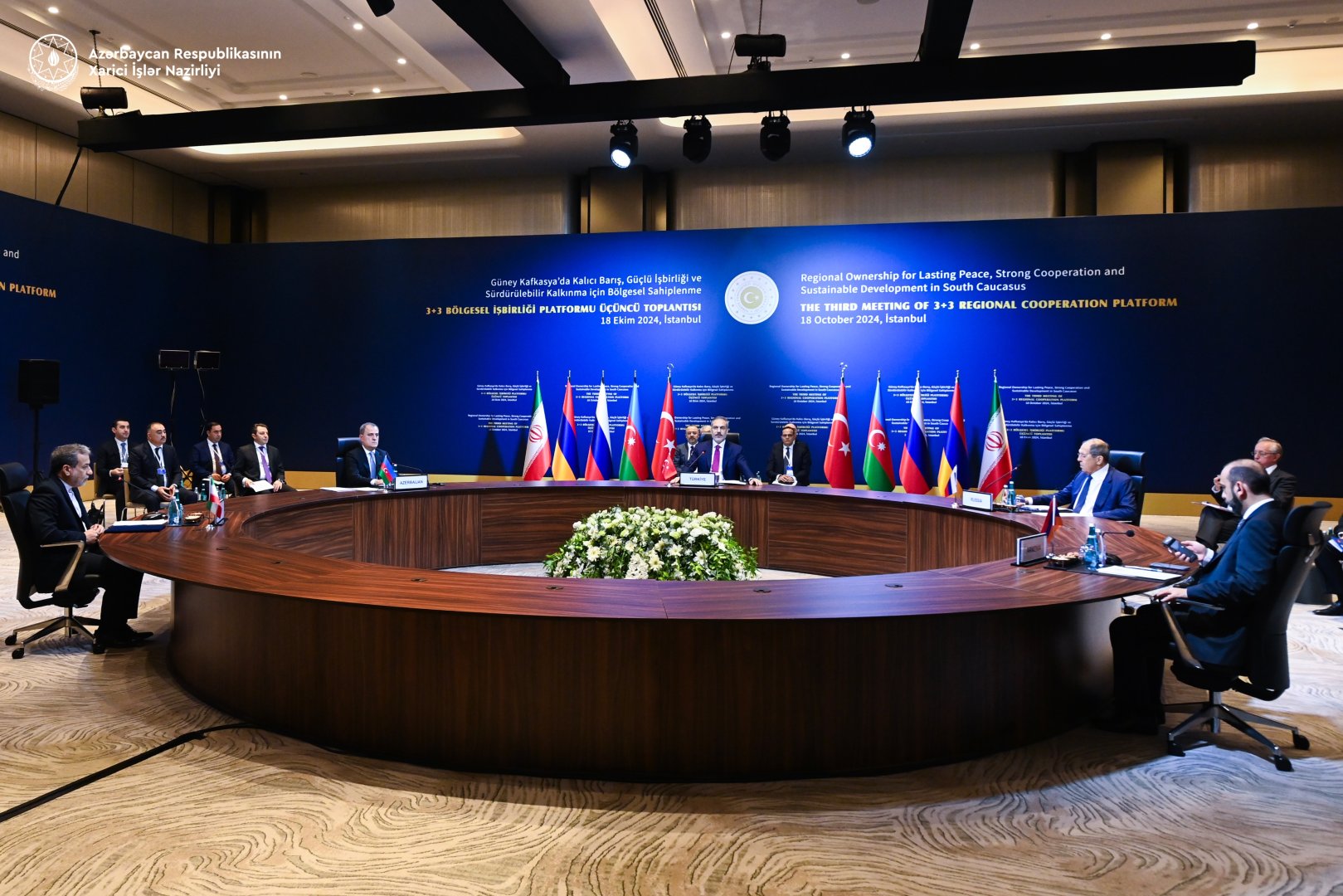 Türkiyədə "3+3" regional platforması üzrə XİN rəhbərlərinin iclası keçirilib (FOTO) (ƏLAVƏ OLUNUB)