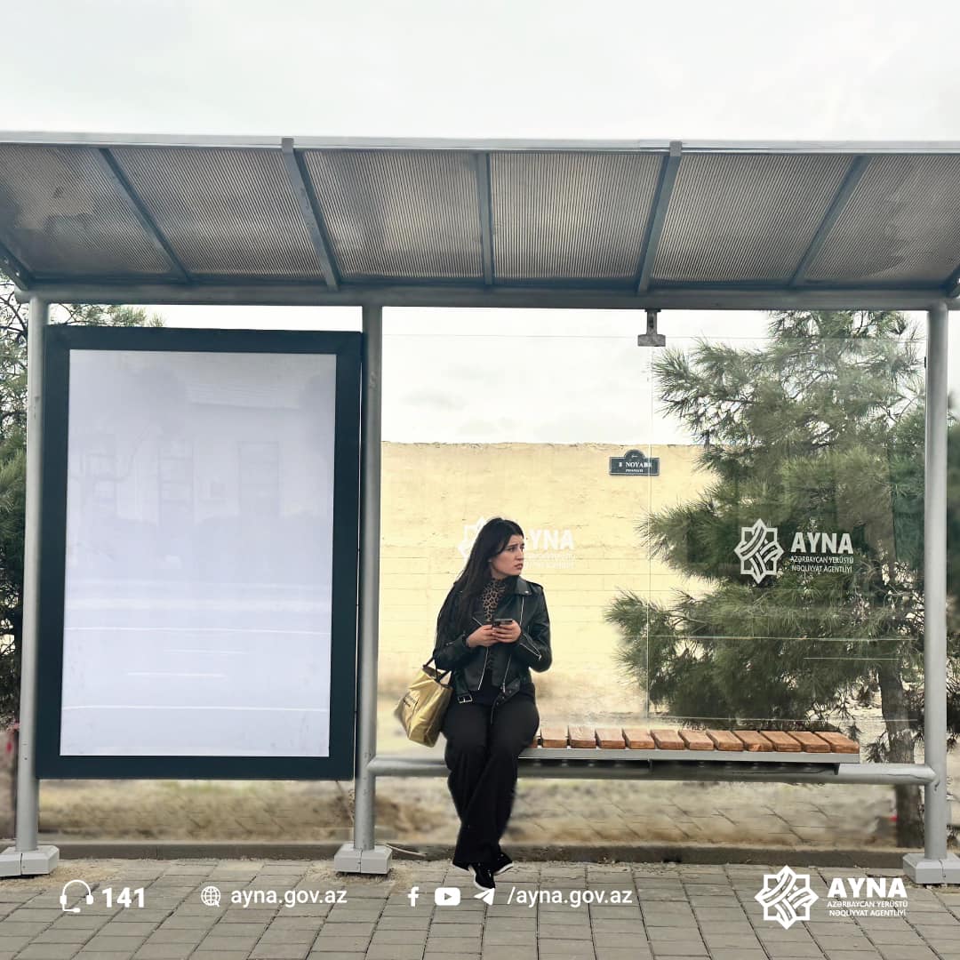 Bakıda yeni növ dayanacaq pavilyonları quraşdırılır (FOTO)