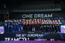 Bakıda “TeamGym” üzrə 15-ci Avropa çempionatı başa çatıb (FOTO)