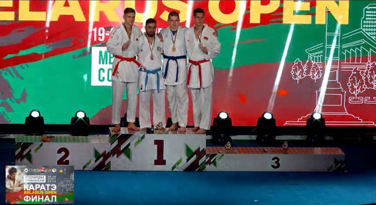 Karateçimiz "Belarus Open-2024"də fəxri kürsünün ən yüksək pilləsində (FOTO)