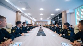 Polis Akademiyasında yeni tədris korpusu və yataqxana kompleksi istifadəyə verilib (FOTO/VİDEO)