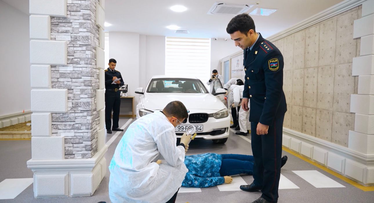 Polis Akademiyasında yeni tədris korpusu və yataqxana kompleksi istifadəyə verilib (FOTO/VİDEO)