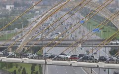 Bakıda bəzi yollara məhdudiyyət tətbiq edilib (FOTO)