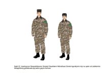 Dövlət Agentliyinin hərbi qulluqçularının hərbi geyim forması və fərqləndirmə nişanlarının təsvirləri təsdiqləndi (FOTO)