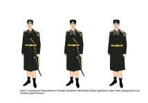 Dövlət Agentliyinin hərbi qulluqçularının hərbi geyim forması və fərqləndirmə nişanlarının təsvirləri təsdiqləndi (FOTO)