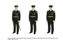 Dövlət Agentliyinin hərbi qulluqçularının hərbi geyim forması və fərqləndirmə nişanlarının təsvirləri təsdiqləndi (FOTO)