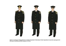Dövlət Agentliyinin hərbi qulluqçularının hərbi geyim forması və fərqləndirmə nişanlarının təsvirləri təsdiqləndi (FOTO)