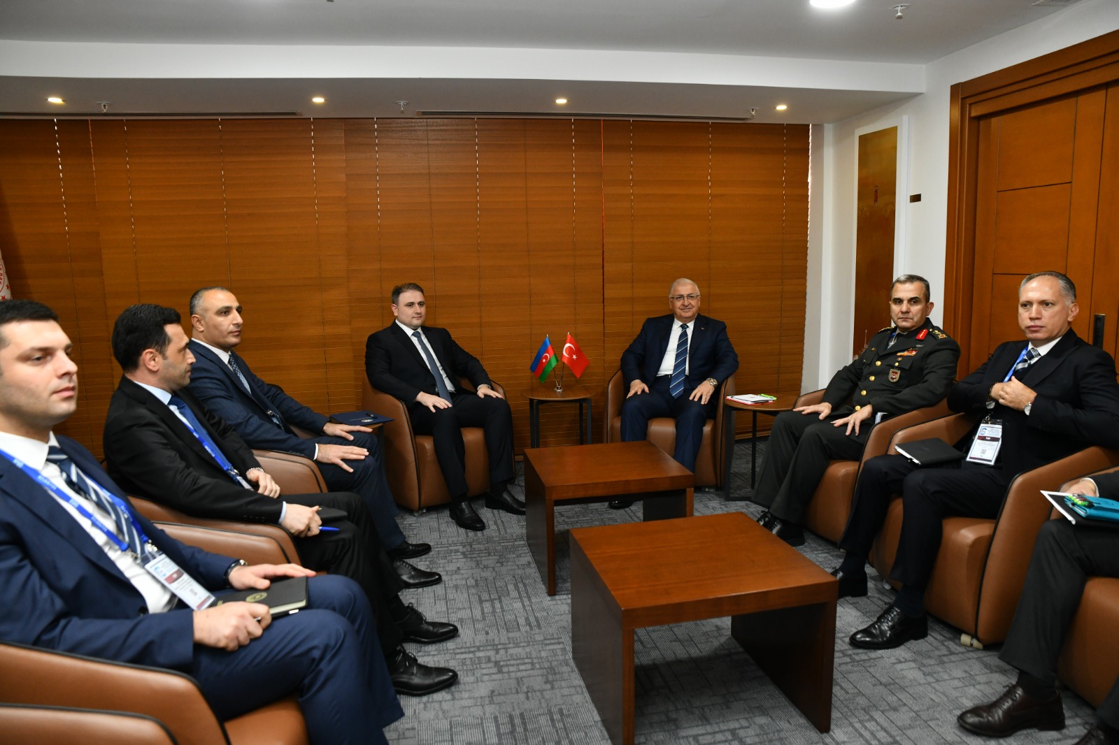 Vüqar Mustafayev Türkiyənin milli müdafiə naziri ilə görüşüb (FOTO)
