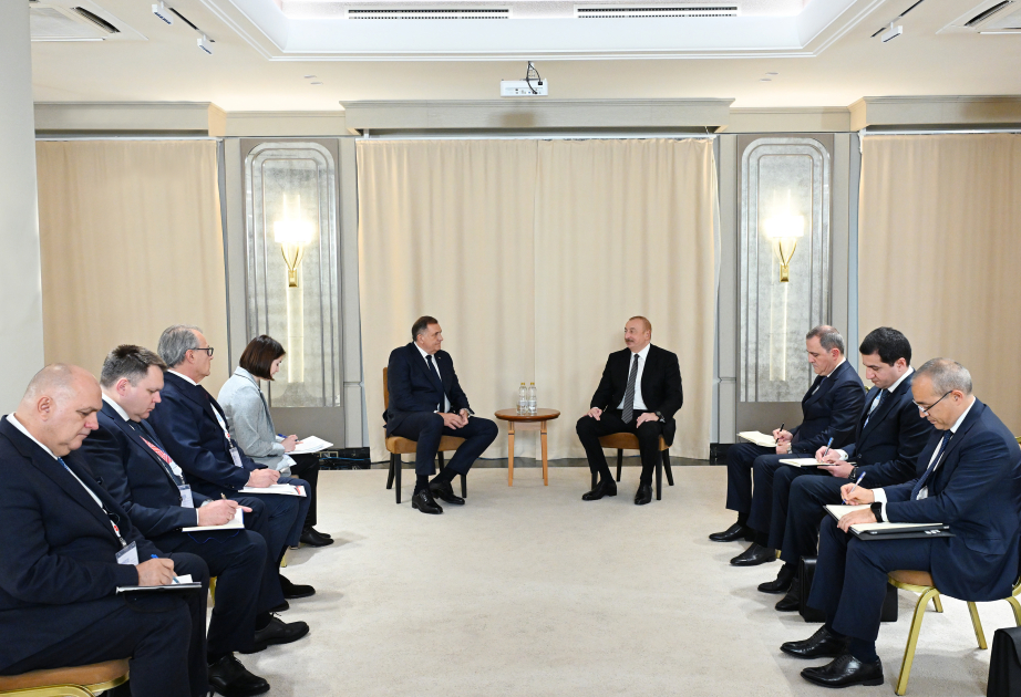 Prezident İlham Əliyevin Kazanda Milorad Dodik ilə görüşü olub (FOTO/VİDEO) (YENİLƏNİB)