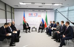 Prezident İlham Əliyevin Kazanda Rusiya Federasiyasının Tatarıstan Respublikasının Rəisi ilə görüşü olub (FOTO/VİDEO) (YENİLƏNİB-2)