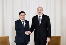 Prezident İlham Əliyev Kazanda Laosun Prezidenti ilə görüşüb (FOTO/VİDEO) (YENİLƏNİB)