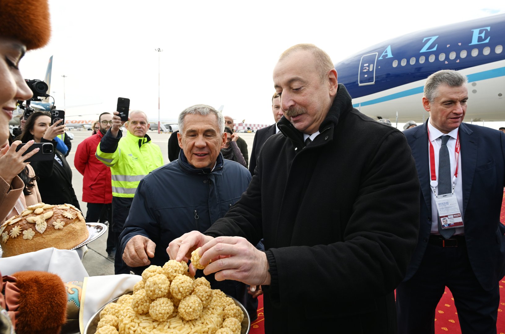 Prezident İlham Əliyev Rusiyaya səfərə gəlib (FOTO/VİDEO)