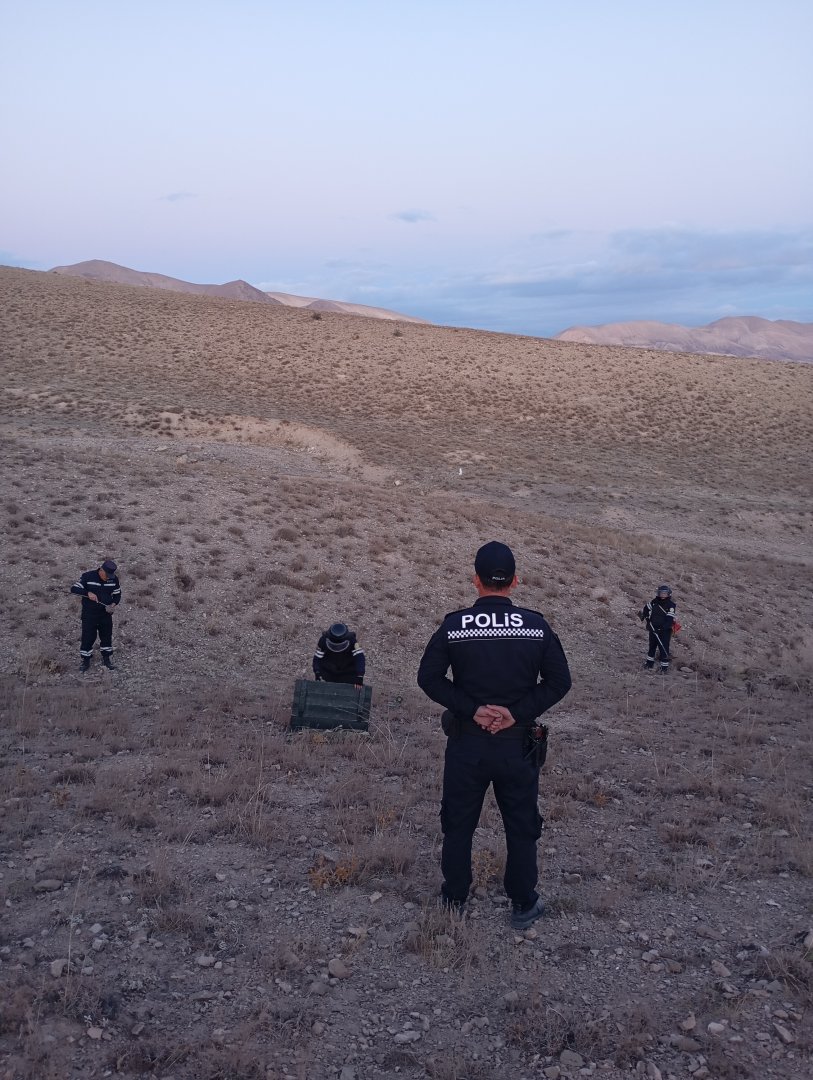 Naxçıvanda partlamamış sursatlar aşkarlandı (FOTO/VİDEO)
