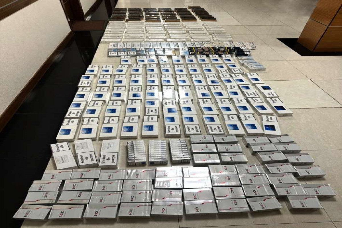 Aksiz markası olmayan siqaretlər aşkar edilib