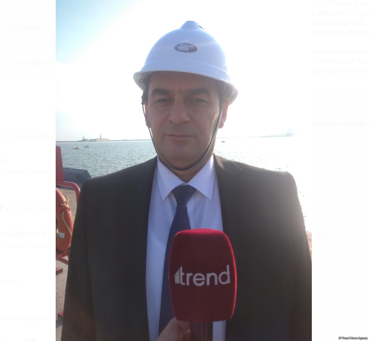 "Xızı-Abşeron" külək elektrik stansiyasının istismara veriləcəyi tarix açıqlandı