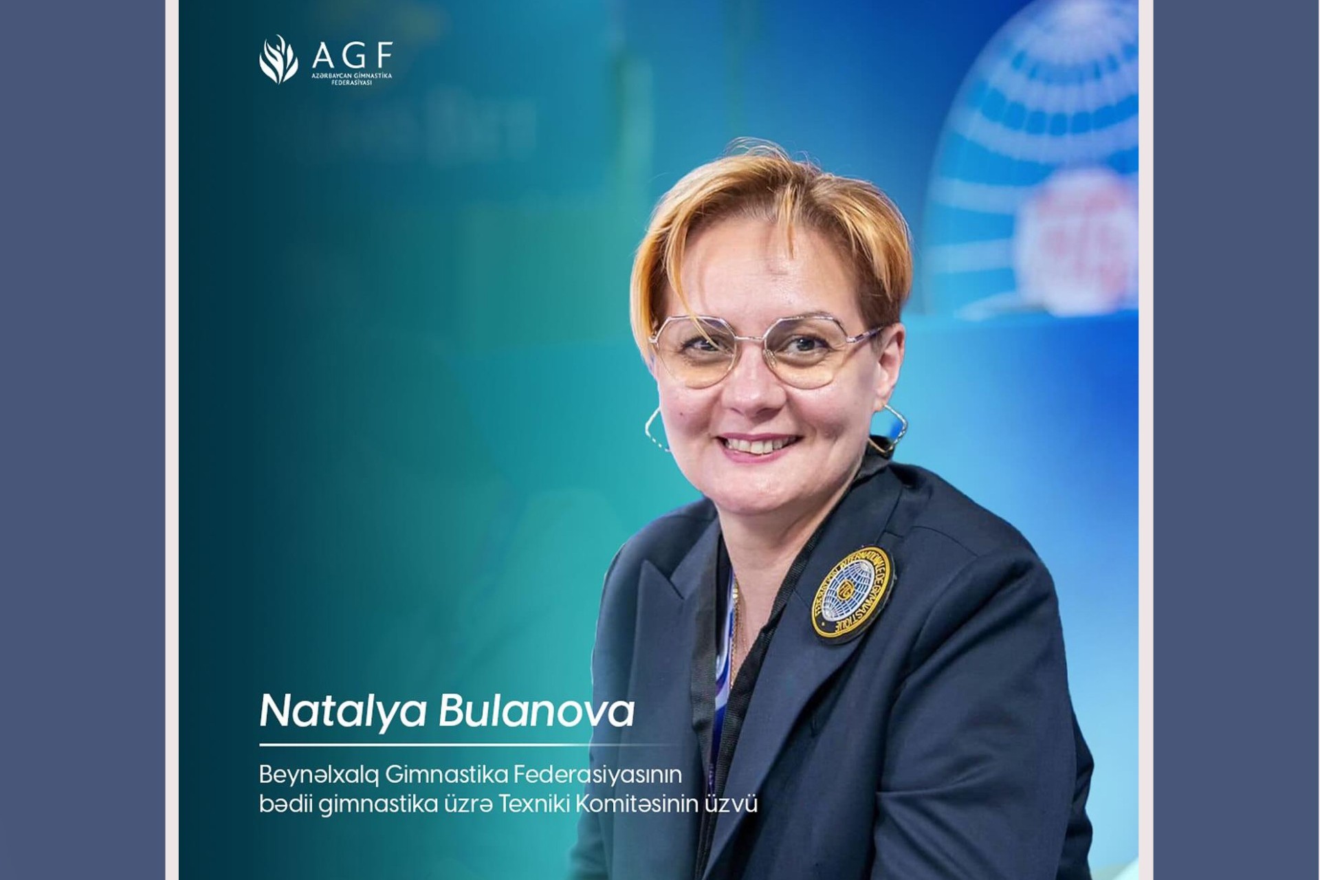 AGF rəsmisi yenidən Beynəlxalq Gimnastika Federasiyasının Texniki Komitəsinə üzv seçildi