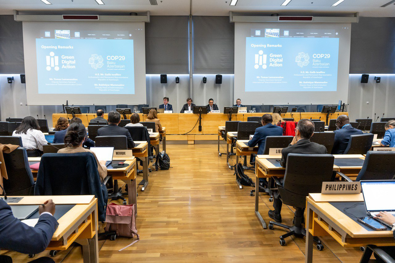Cenevrədə COP29 zamanı keçiriləcək Yaşıl Rəqəmsal Fəaliyyət təşəbbüsü ilə bağlı brifinq təşkil olunub (FOTO)