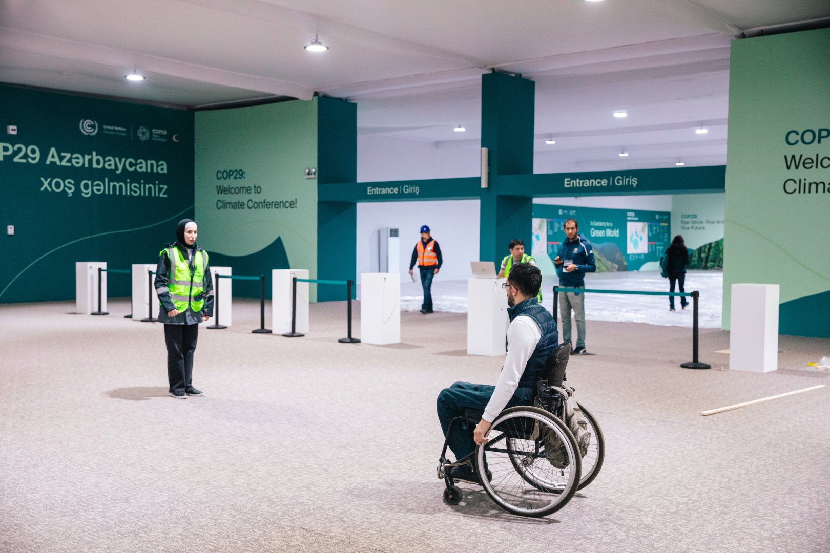 COP29-la bağlı tədbir məkanında nəqliyyat monitorinqləri keçirilib (FOTO)