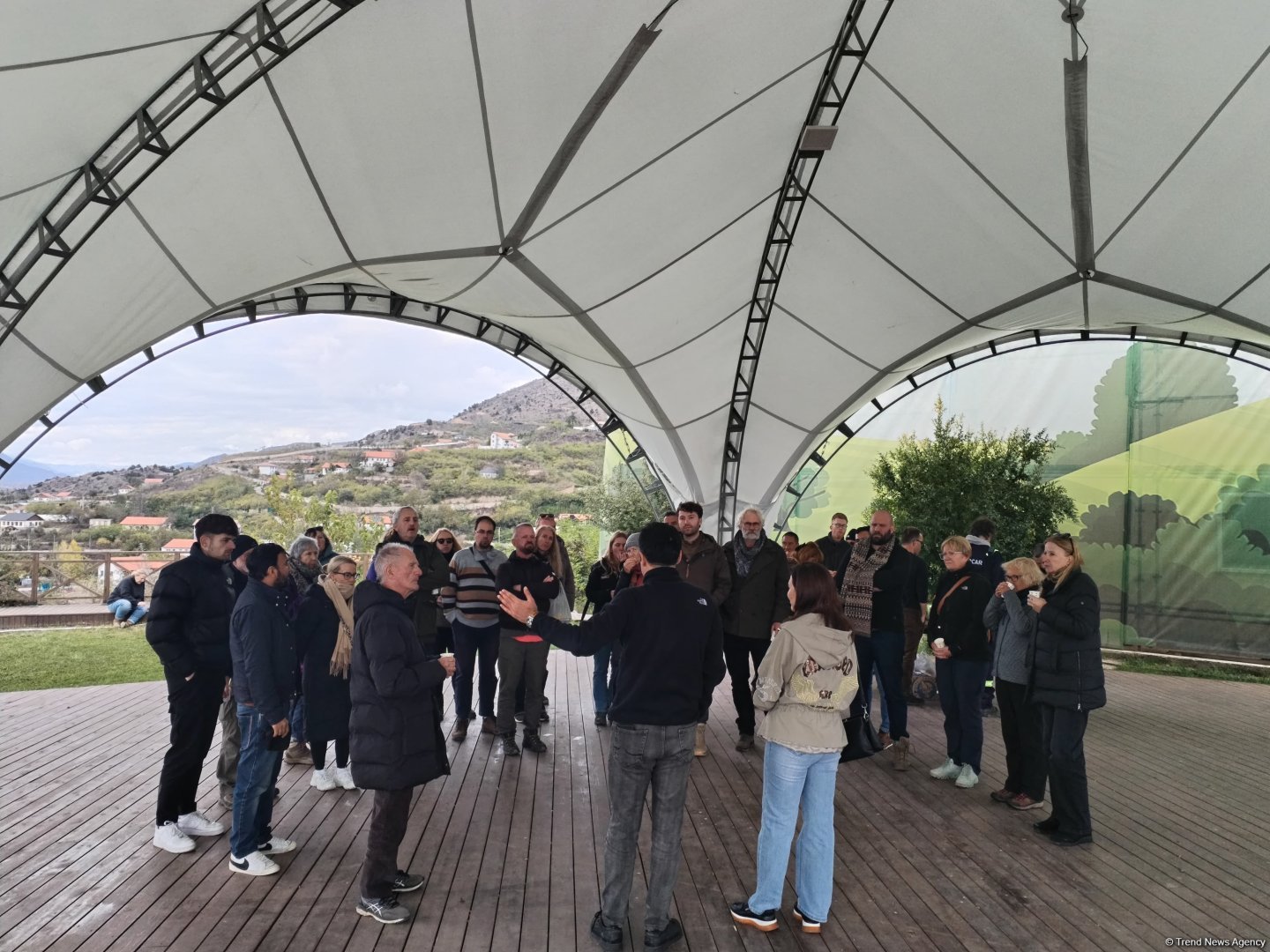Beynəlxalq səyahətçilər bu gün Kəlbəcər və Laçına səfər edib (FOTO)