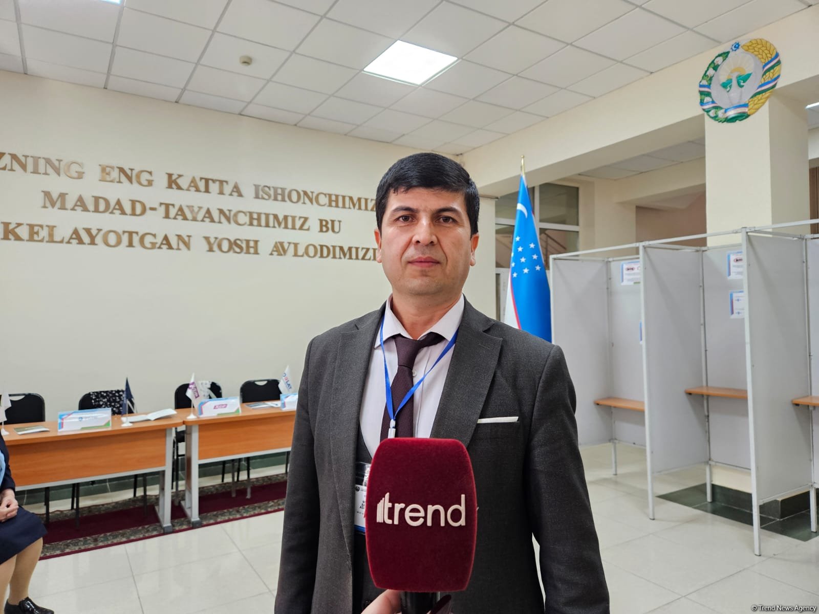 Özbəkistanda parlament seçkilərində səsvermə sakit şəraitdə keçirilir - məntəqə sədri