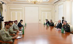 Prezident İlham Əliyev Pakistanın Birləşmiş Qərargah Rəisləri Komitəsinin sədrini qəbul edib (YENİLƏNİB) (FOTO/VİDEO)