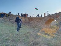 Dünya səyyahları Xudafərində (FOTO)