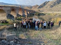 Dünya səyyahları Xudafərində (FOTO)