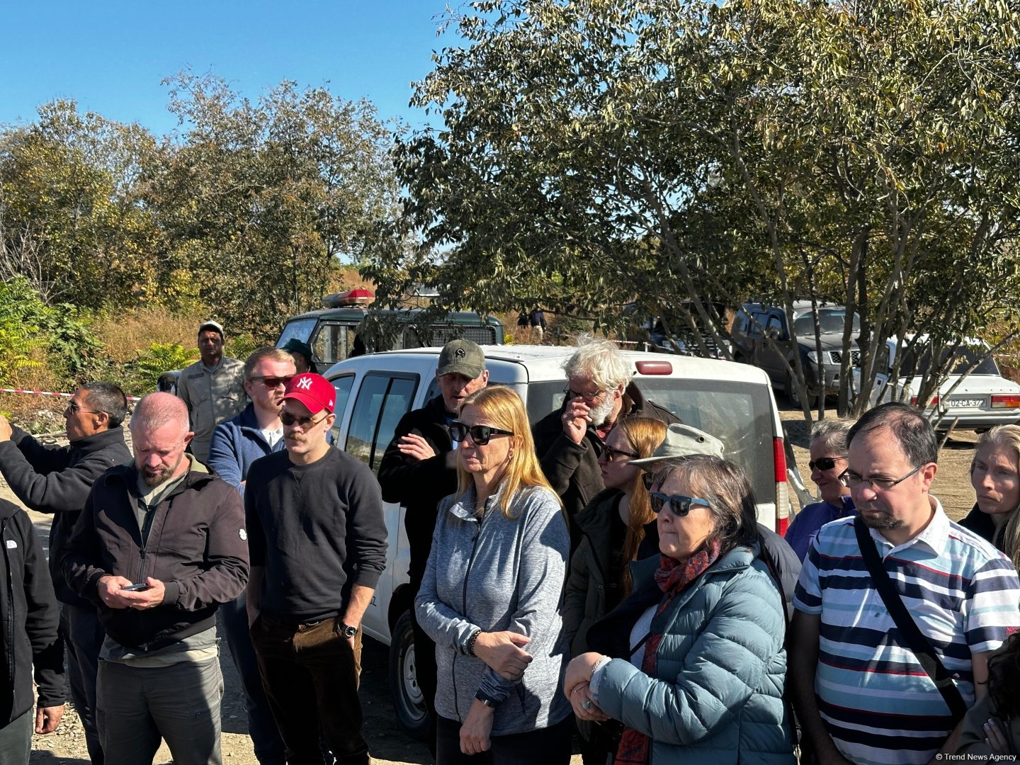 Beynəlxalq səyyahlar Füzulidə minatəmizləməni izlədi (FOTO/VİDEO)
