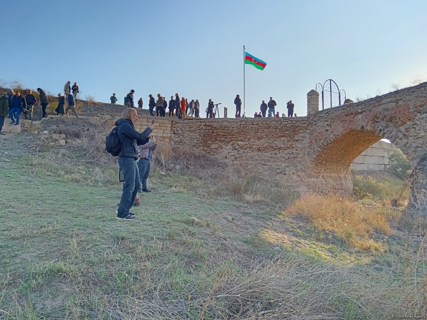 Dünya səyyahları Xudafərində (FOTO)
