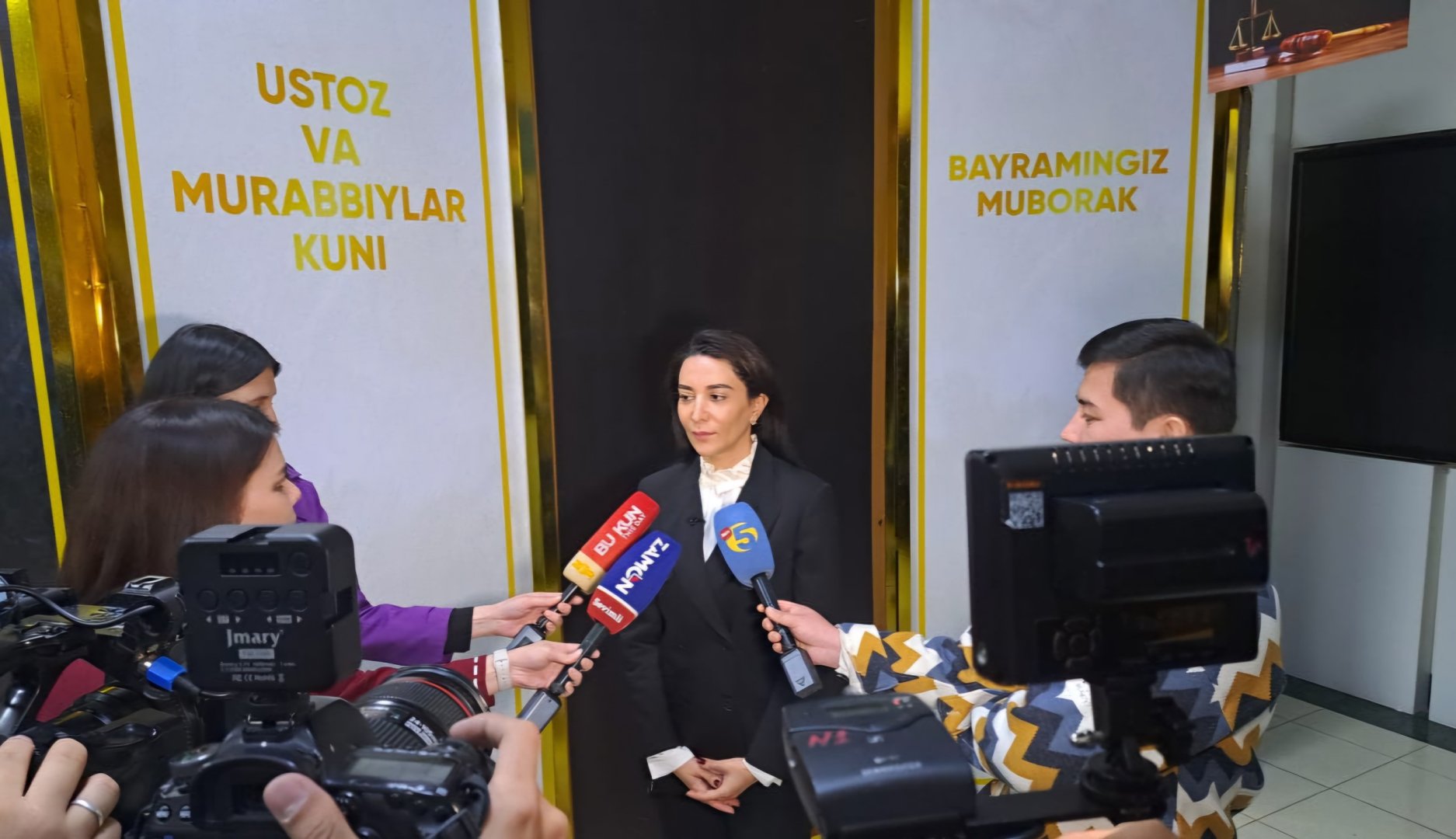 Səbinə Əliyeva Daşkənd Dövlət Hüquq Universitetində müəllim və tələbə heyəti ilə görüş keçirib (FOTO)
