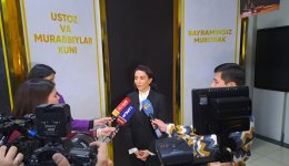 Səbinə Əliyeva Daşkənd Dövlət Hüquq Universitetində müəllim və tələbə heyəti ilə görüş keçirib (FOTO)
