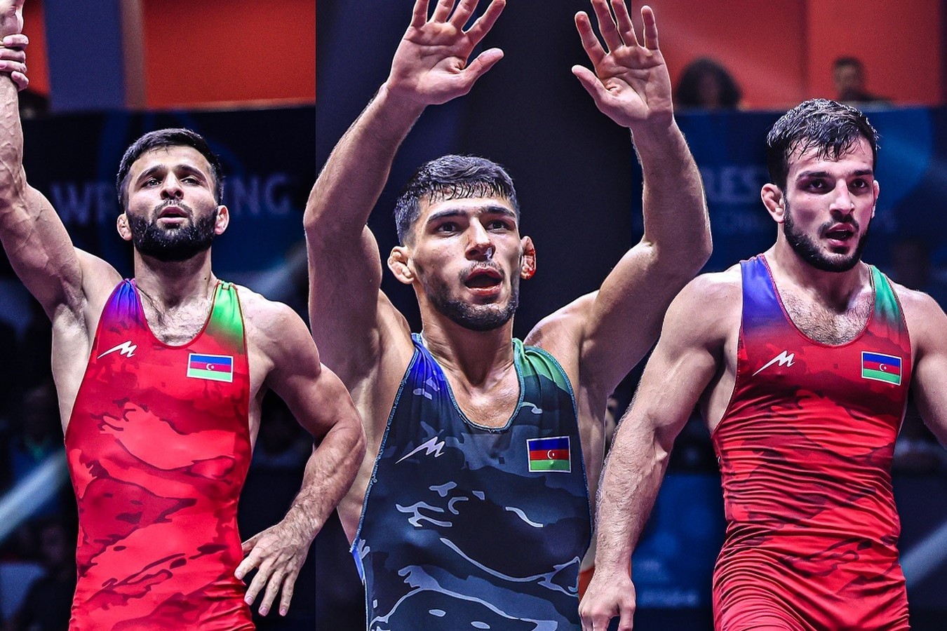 Azərbaycanın üç güləşçisi dünya çempionu olub