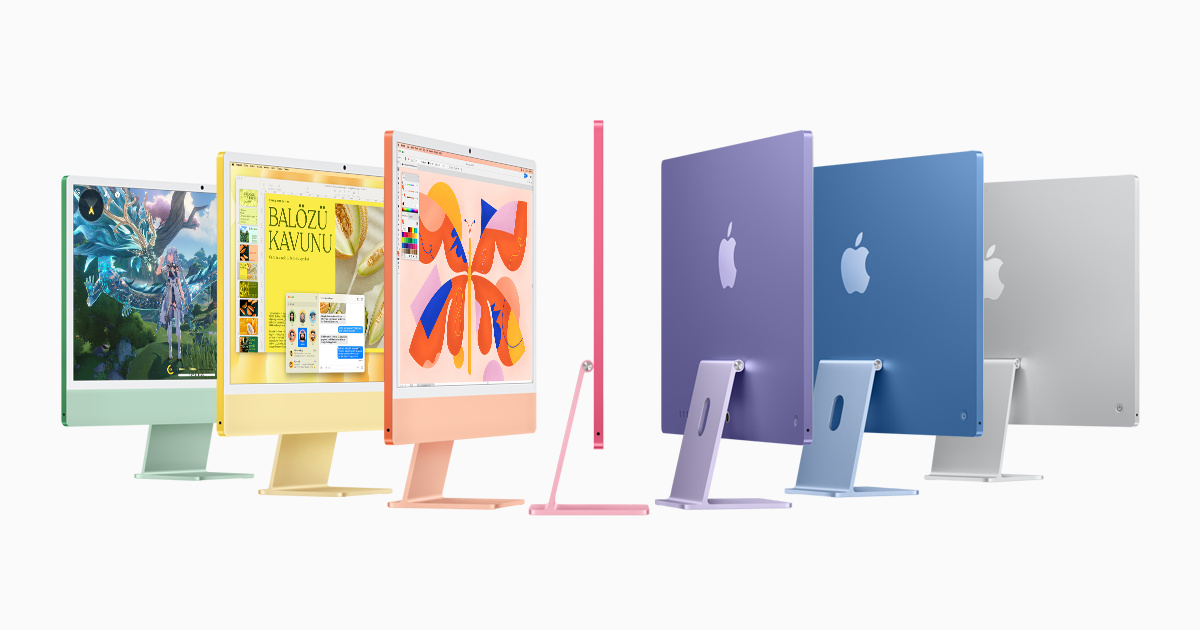 "Apple" yeni "iMac" modelini təqdim edib (FOTO)