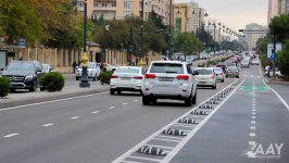 Mətbuat prospektində aparılan təmir işləri yekunlaşıb (FOTO/VİDEO)