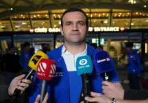 Dünya çempionatında uğur qazanan yunan-Roma güləşçilərimiz Vətənə qayıdıb (FOTO)