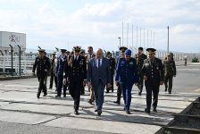 Hərbi attaşelər Bakı Beynəlxalq Dəniz Ticarəti Limanında olublar (FOTO)