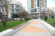 Bakıda yeni salınan parkdan FOTOREPORTAJ