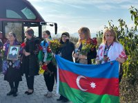 Birinci Qarabağ müharibəsində itkin düşənlərin ailələri Ağdam, Xocalı, Xankəndi və Şuşaya səfər ediblər (FOTO)