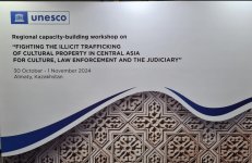 Azərbaycan mədəni sərvətlərin qanunsuz dövriyyəsinə qarşı mübarizəyə həsr olunan seminarda iştirak edib (FOTO)