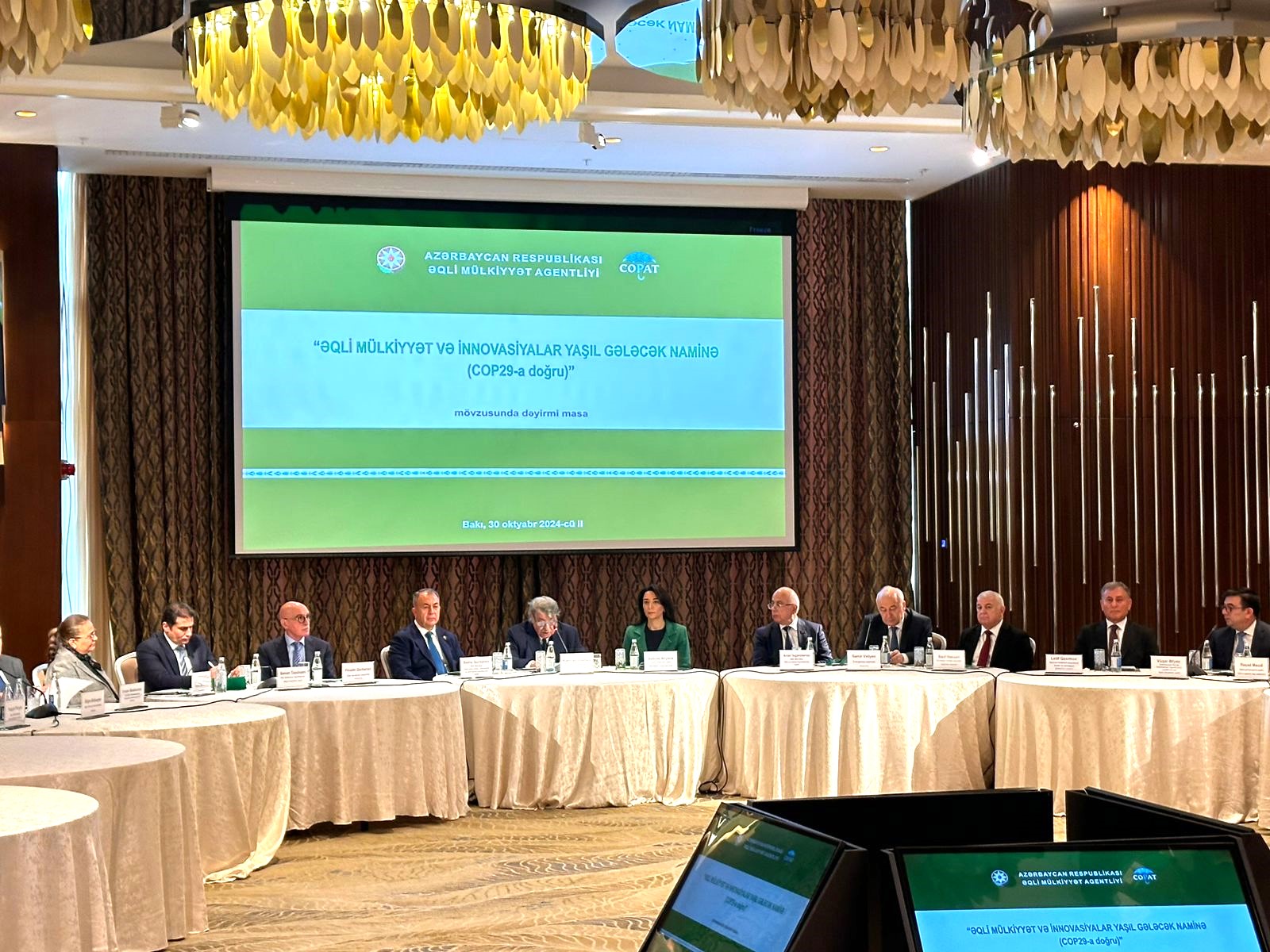 Ombudsman “Əqli mülkiyyət və innovasiyalar yaşıl gələcək naminə (COP29-a doğru)” mövzusunda keçirilmiş tədbirdə çıxış edib (FOTO)