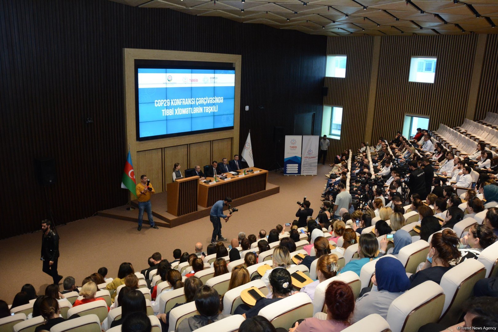 COP29 konfransı çərçivəsində tibbi xidmətlərin təşkilinə dair brifinq keçirilib (FOTO/VİDEO) (ƏLAVƏ OLUNUB)