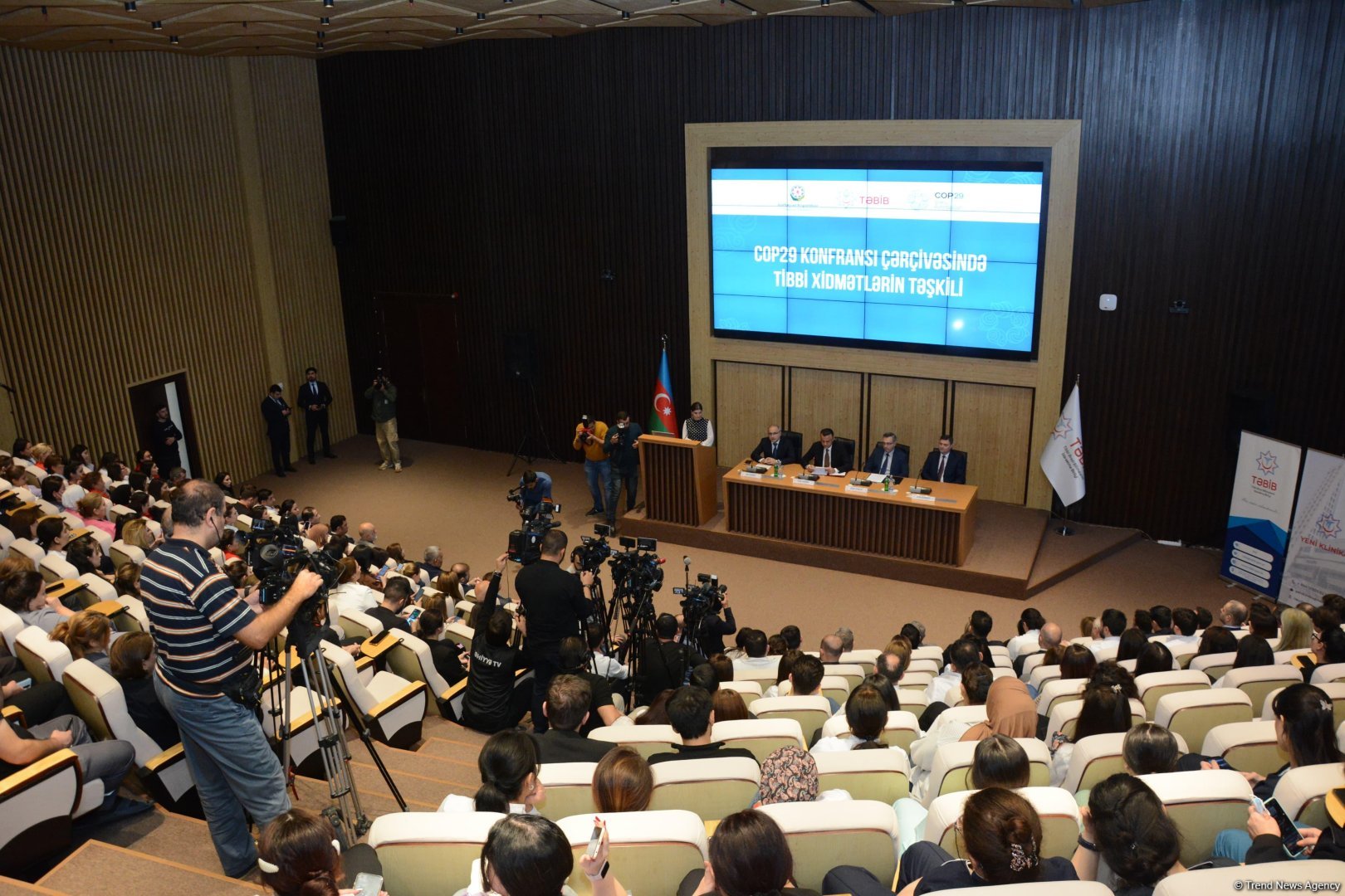 COP29 konfransı çərçivəsində tibbi xidmətlərin təşkilinə dair brifinq keçirilib (FOTO/VİDEO) (ƏLAVƏ OLUNUB)