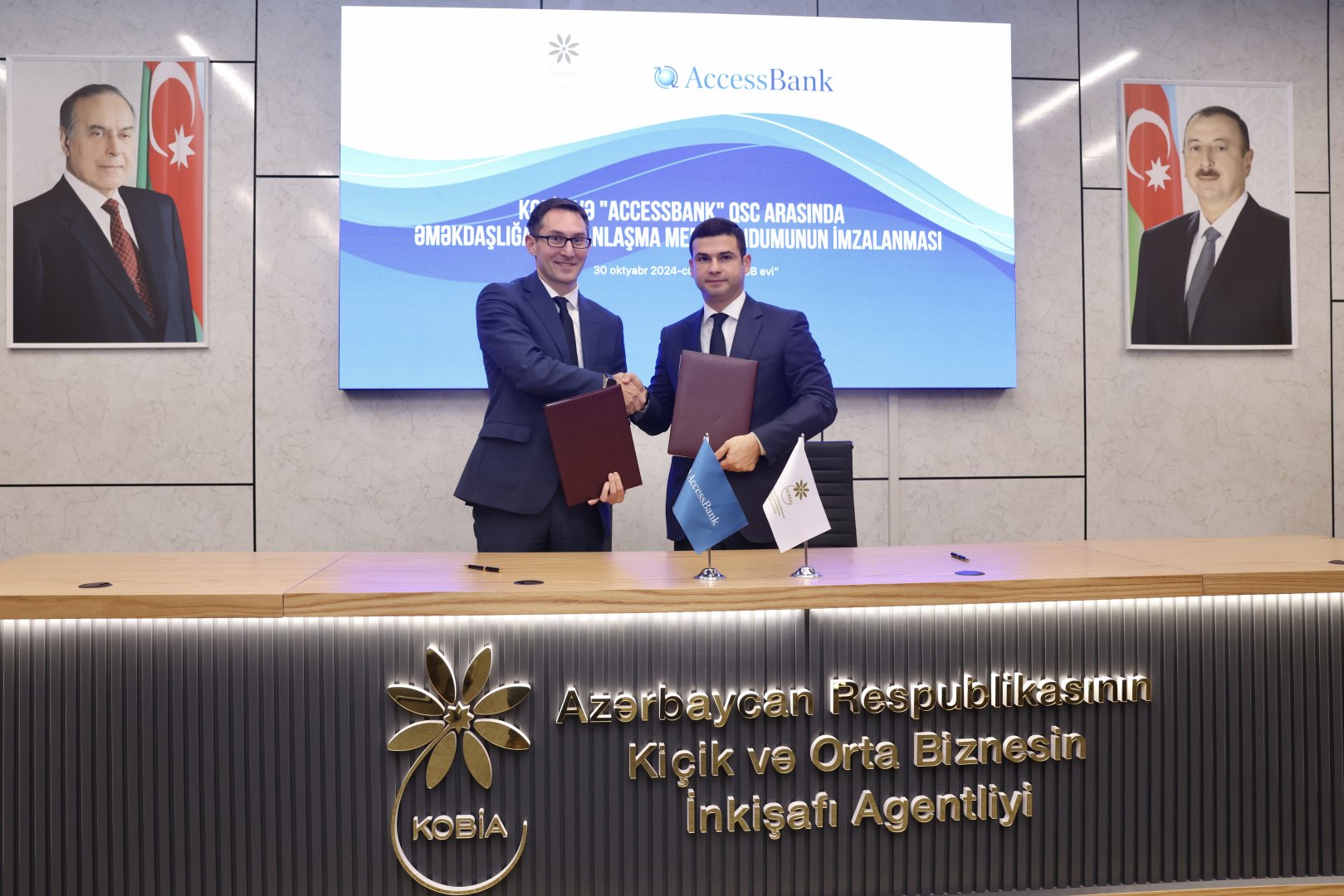 AccessBank və KOBİA “Bizdən Biznesə” layihəsinin reallaşdırılmasına dair memorandum imzaladılar (FOTO)