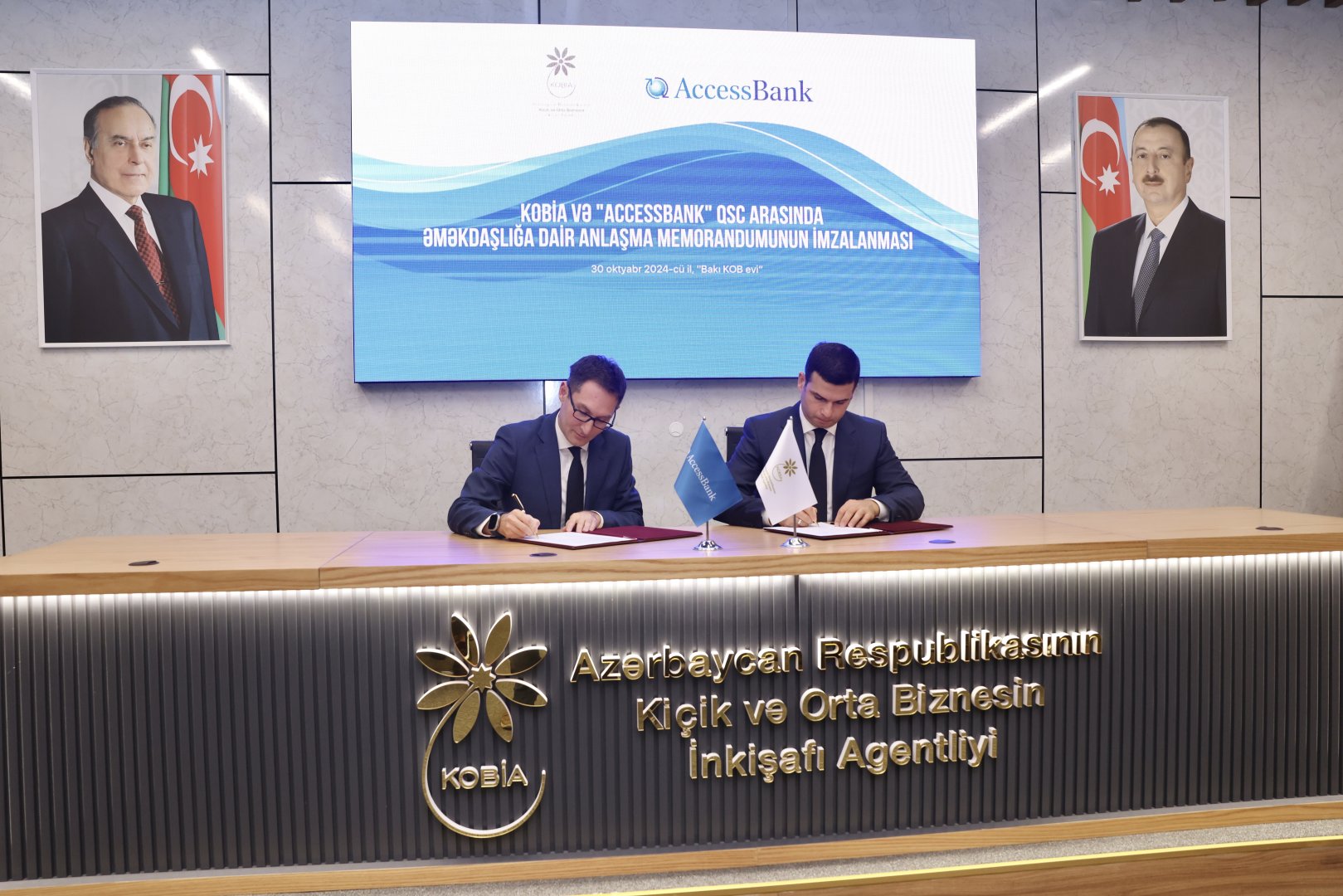 AccessBank və KOBİA “Bizdən Biznesə” layihəsinin reallaşdırılmasına dair memorandum imzaladılar (FOTO)