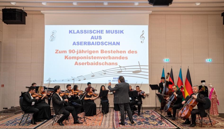 Berlində Azərbaycan Bəstəkarlar İttifaqının 90 illiyi qeyd olunub (FOTO)